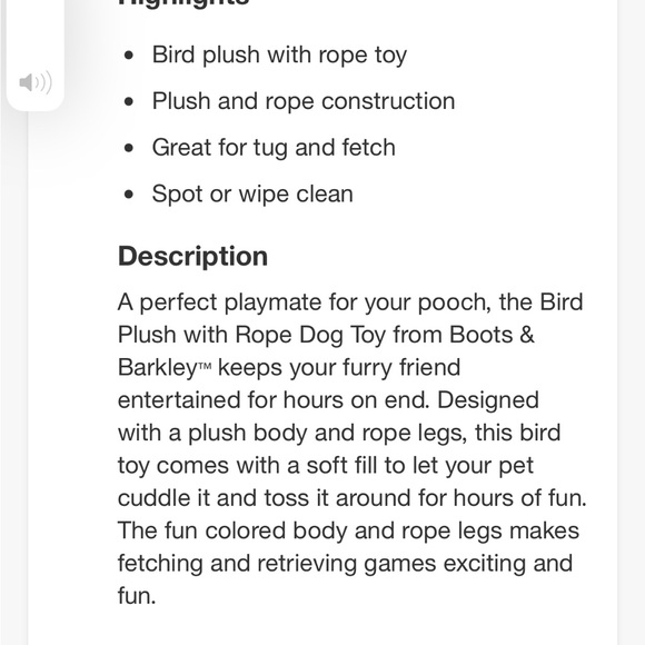 New Plush duck with Rope Dog Toy, makes a duck sound when pressed - Picture 7 of 7